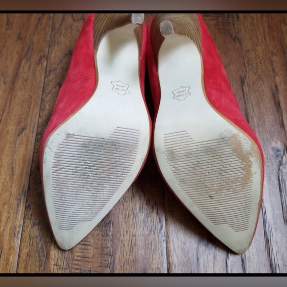 Steve Madden Leather Suede Heels - Picture 4 of 5